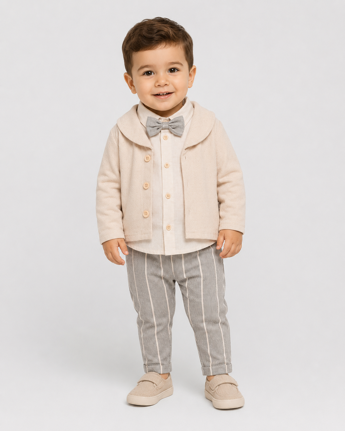 Classic Baby Boy Linen Suit Set
