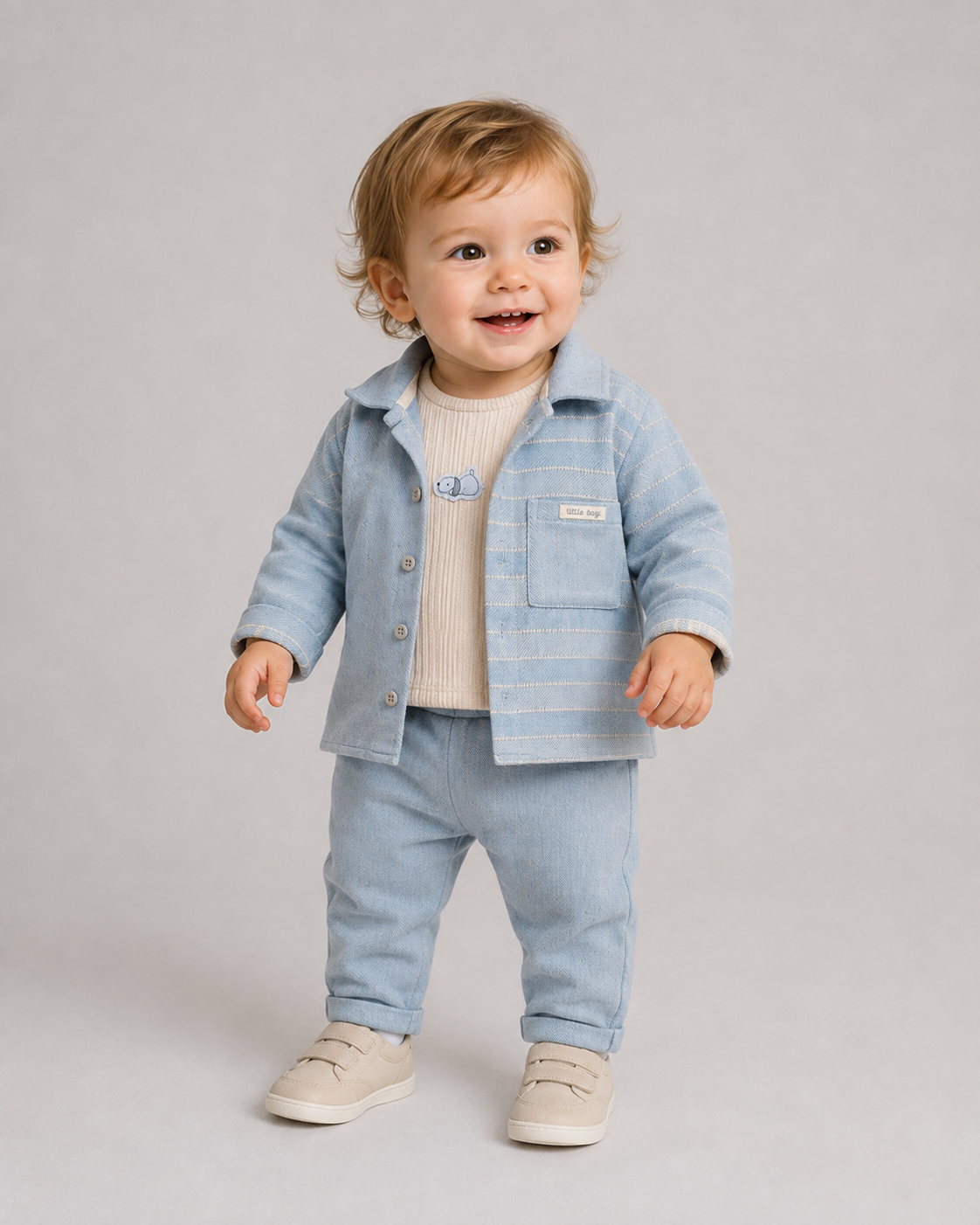 Little Explorer Baby Boy Outfit Set