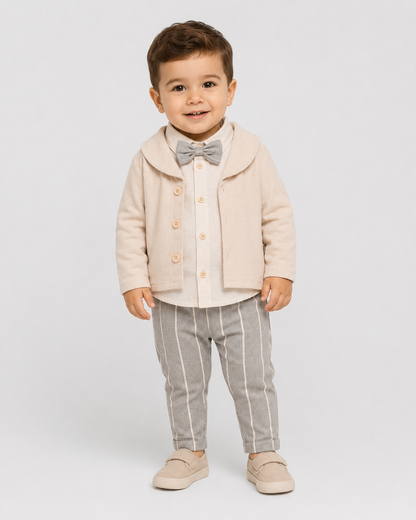 Classic Baby Boy Linen Suit Set