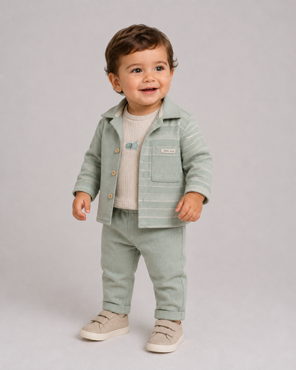 Little Explorer Baby Boy Outfit Set