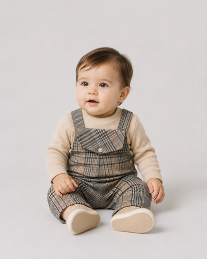 Heritage Plaid Baby Boy Outfit Set