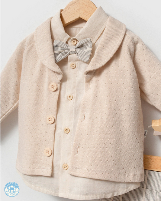 Classic Baby Boy Linen Suit Set