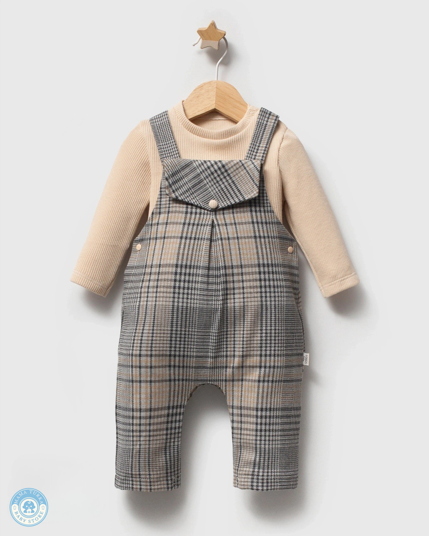 Heritage Plaid Baby Boy Outfit Set