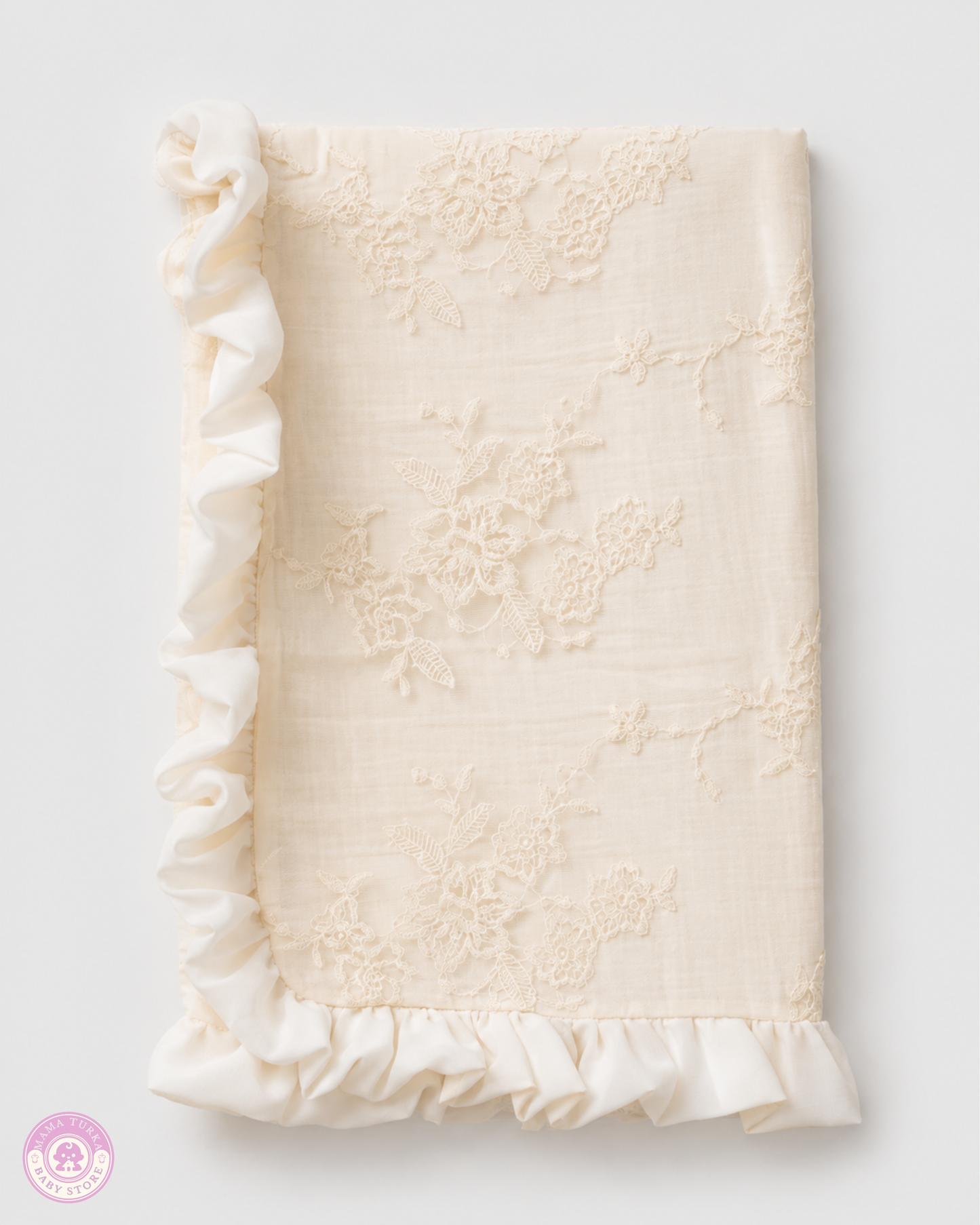 Luxury Baby Girl Dress & Embroidered Blanket Gift Set