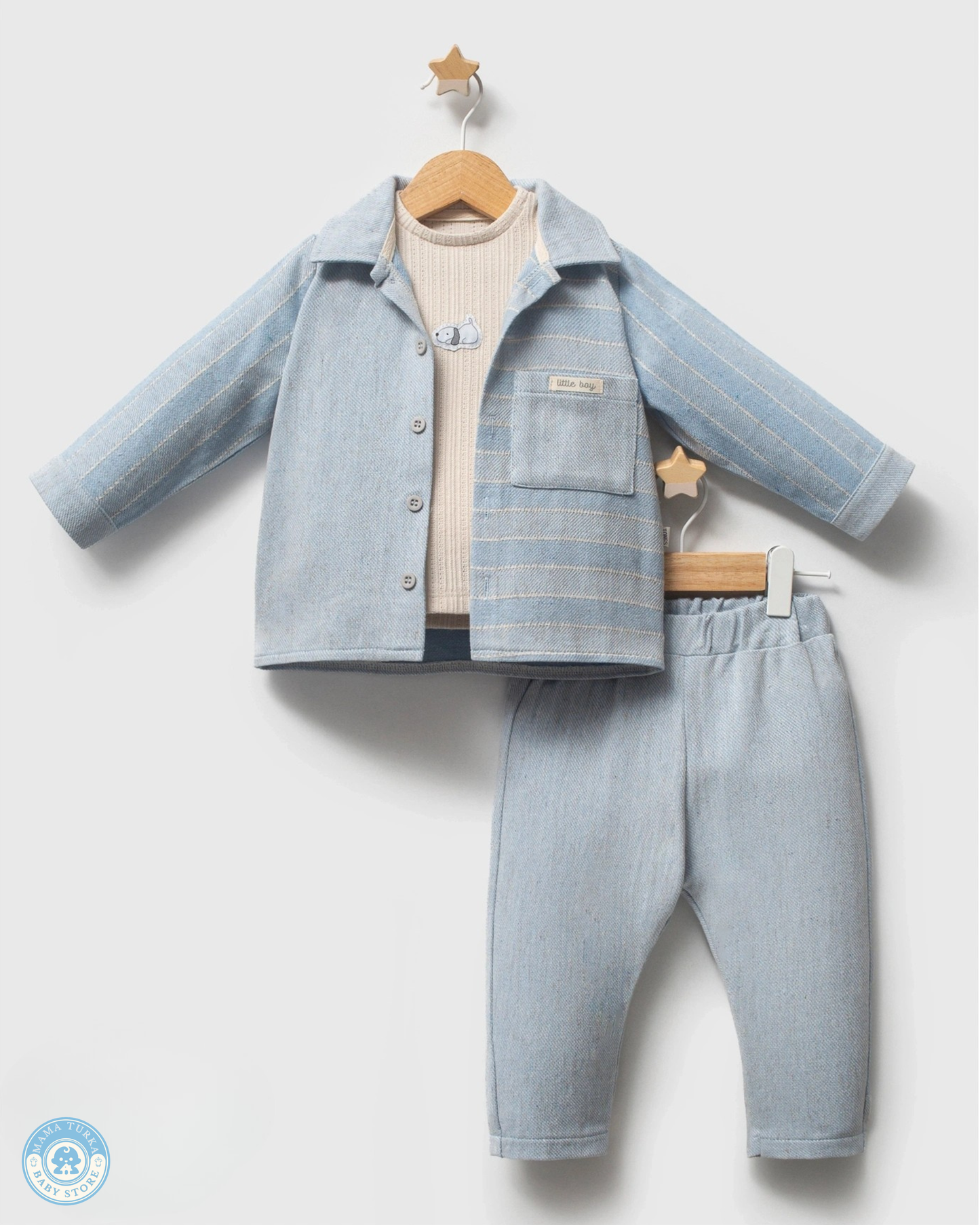 Little Explorer Baby Boy Outfit Set