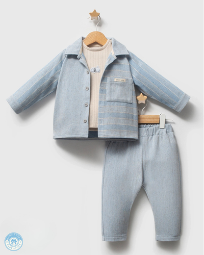 Little Explorer Baby Boy Outfit Set