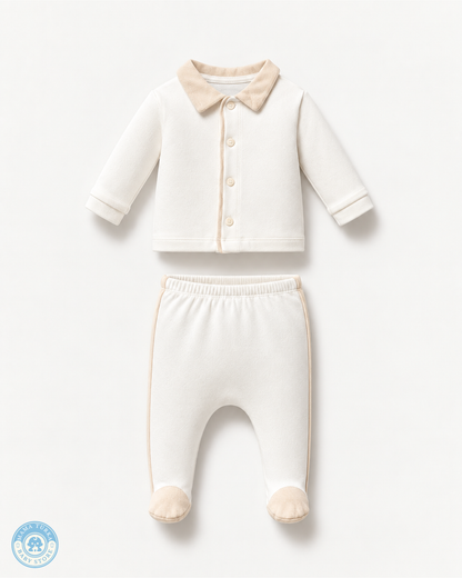 Newborn Baby Cotton & Knit Layette Set with Blanket 10 piece