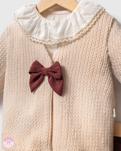 Baby Girl 3-Piece Outfit with Jumper, Blouse & Trousers