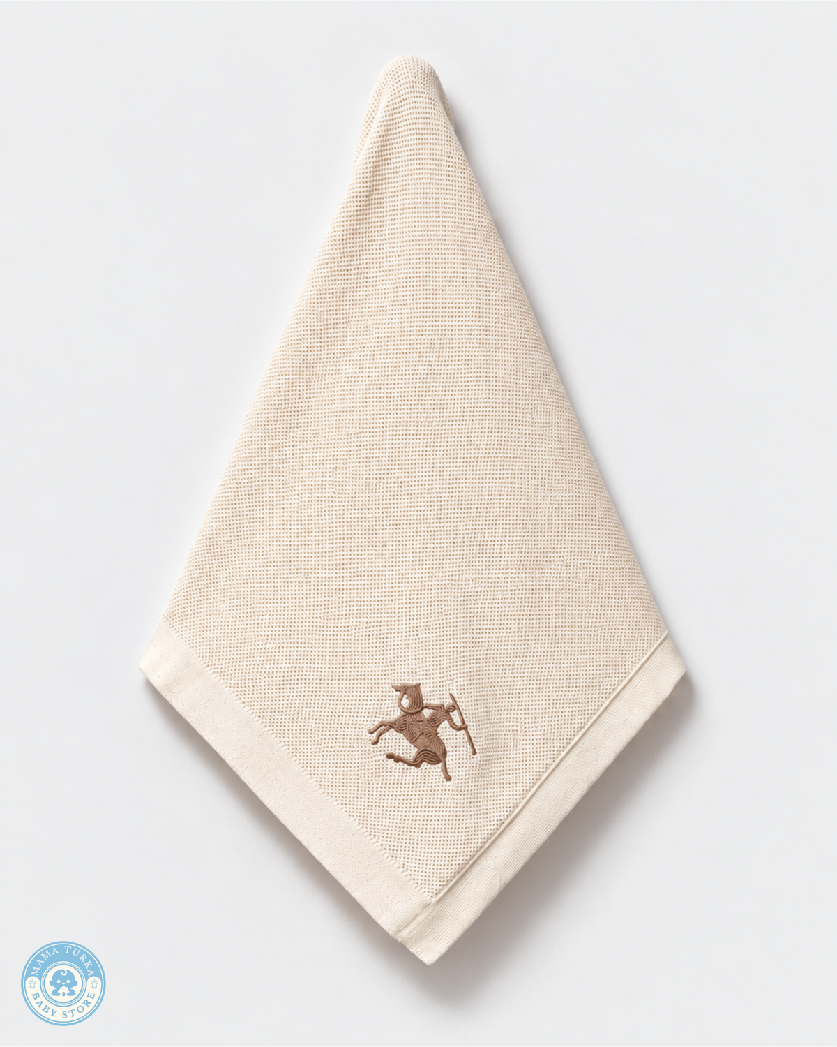5-Piece Knitted Newborn Baby Set with Blanket – Equestrian Collection