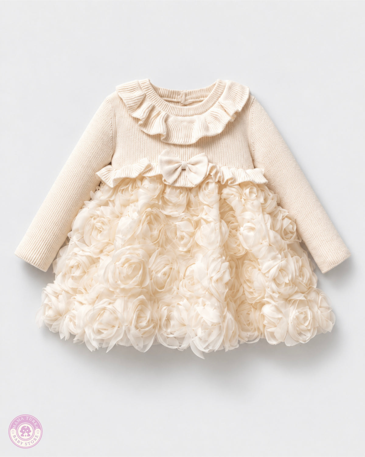 Rose Princess Newborn Baby Girl Dress & Blanket Set