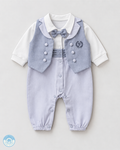 Elegant Gentleman Newborn Baby Boy Set