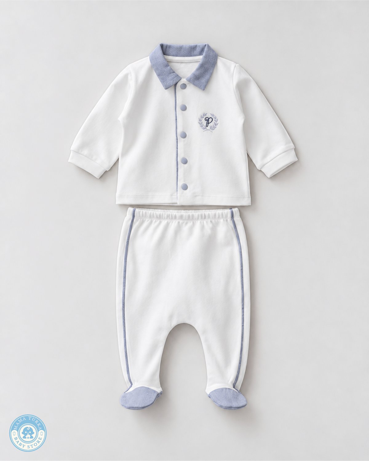 Elegant Gentleman Newborn Baby Boy Set