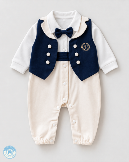 Elegant Gentleman Newborn Baby Boy Set