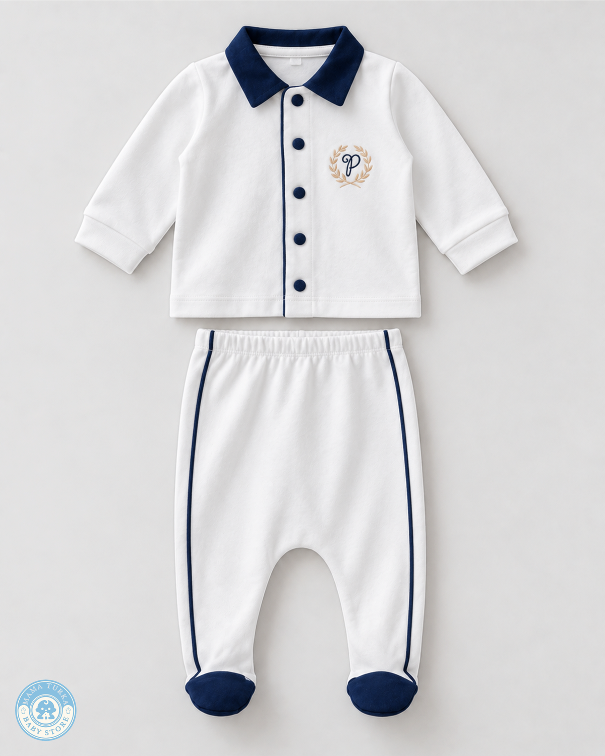 Elegant Gentleman Newborn Baby Boy Set